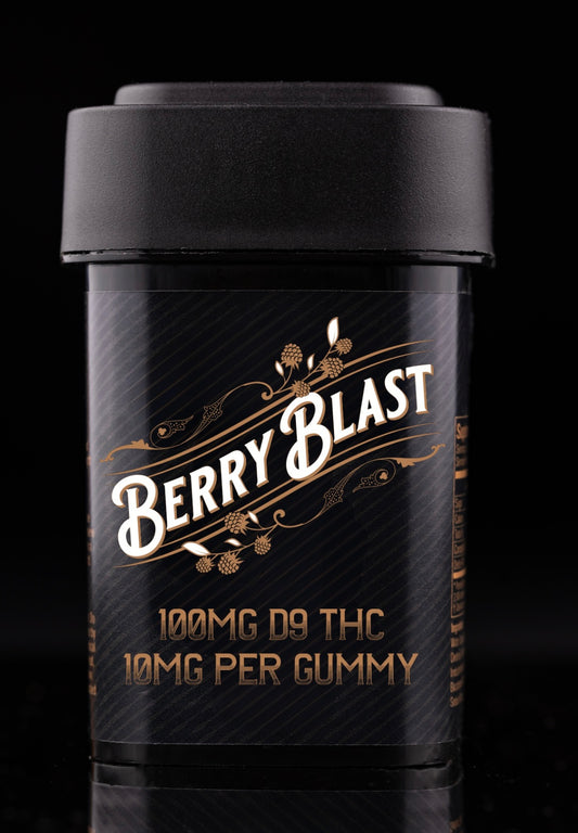 Dankadence Berry Blast Gummies 10mg D9-THC 100mg 10ct